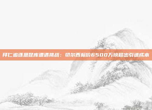 拜仁追逐恩昆库遭遇挑战：切尔西标价6500万镑超出引进成本