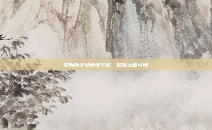 詹姆斯半场表现平淡，数据乏善可陈