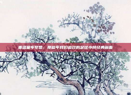 重温童年梦想：那些年我们追过的足球小将经典画面