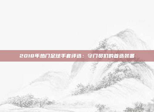 2018年热门足球手套评选：守门员们的首选装备