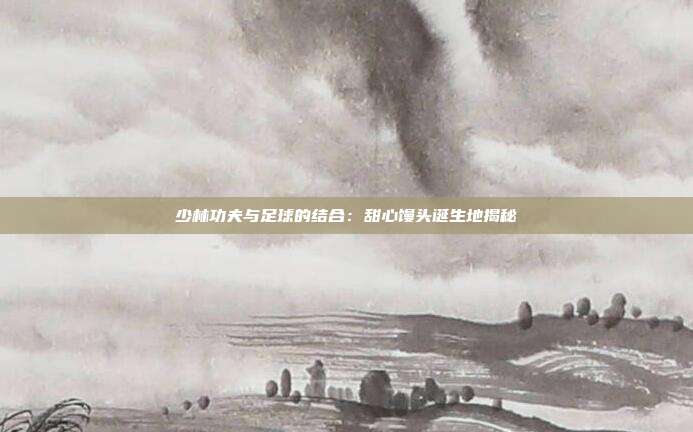 少林功夫与足球的结合：甜心馒头诞生地揭秘