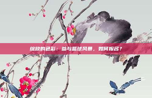 绽放的色彩：参与篮球风暴，如何报名？