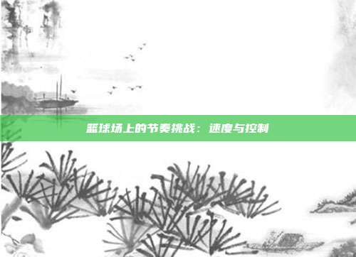 篮球场上的节奏挑战：速度与控制