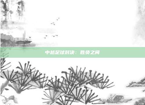 中越足球对决：胜负之间