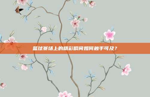 篮球赛场上的精彩瞬间如何触手可及？