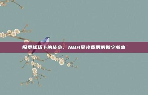 探索球场上的传奇：NBA星光背后的数字故事