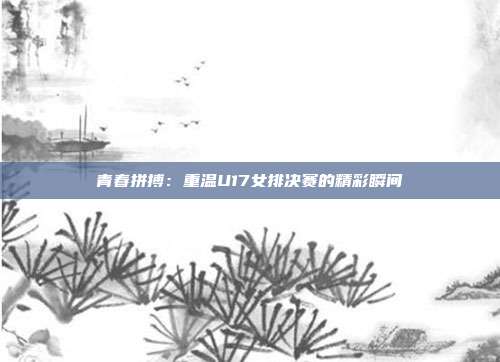 青春拼搏：重温U17女排决赛的精彩瞬间