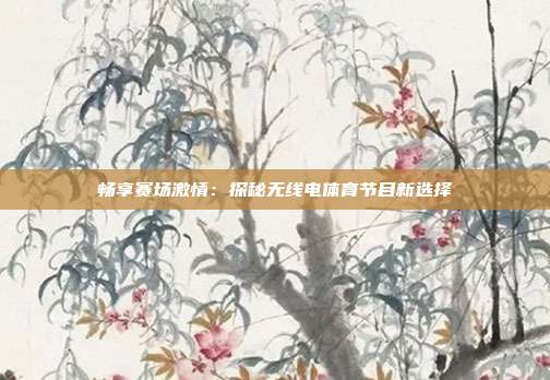 畅享赛场激情：探秘无线电体育节目新选择