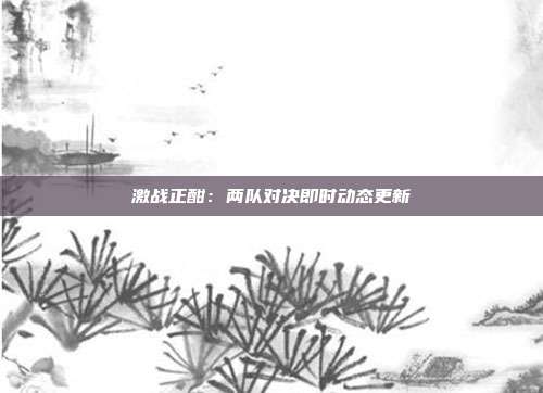 激战正酣：两队对决即时动态更新