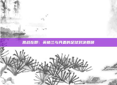 激战在即：英格兰与丹麦的足球对决回顾