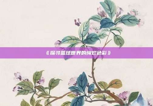 《探寻篮球世界的绚烂色彩》