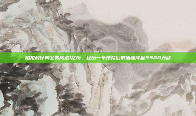 格拉利什转会费高达1亿镑，经历一年球荒后市值骤降至5500万欧