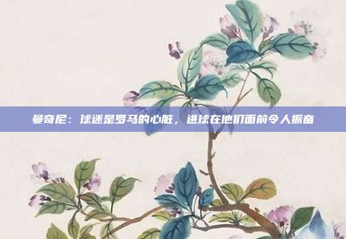 曼奇尼：球迷是罗马的心脏，进球在他们面前令人振奋