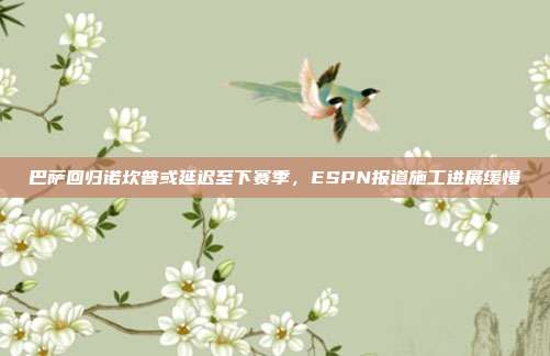 巴萨回归诺坎普或延迟至下赛季，ESPN报道施工进展缓慢