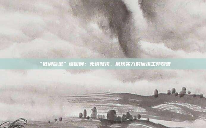 “低调巨星”塔图姆：无惧轻视，展现实力的魔术主帅赞誉