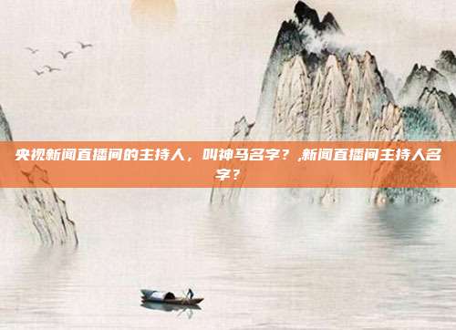 央视新闻直播间的主持人，叫神马名字？,新闻直播间主持人名字？